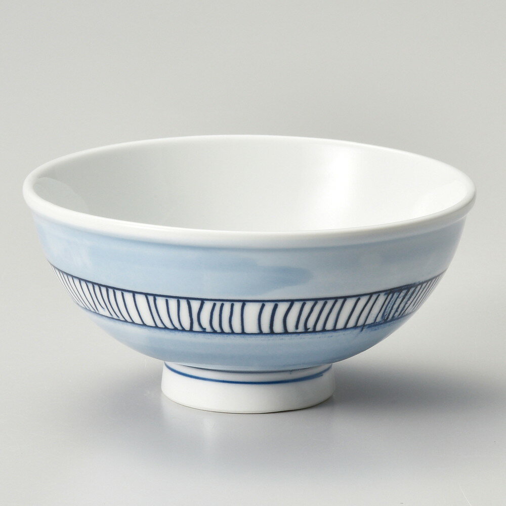 ☆ 飯碗 ☆ 呉須帯十草中平 [ φ11.5 x 5.6cm ] | ちゃわん お茶碗 飯碗 ご飯茶碗 白米 人気 おすすめ 食器 業務用 飲食店 カフェ うつわ 器 おしゃれ かわいい ギフト プレゼント 引き出物 誕生日 贈り物 贈答品
