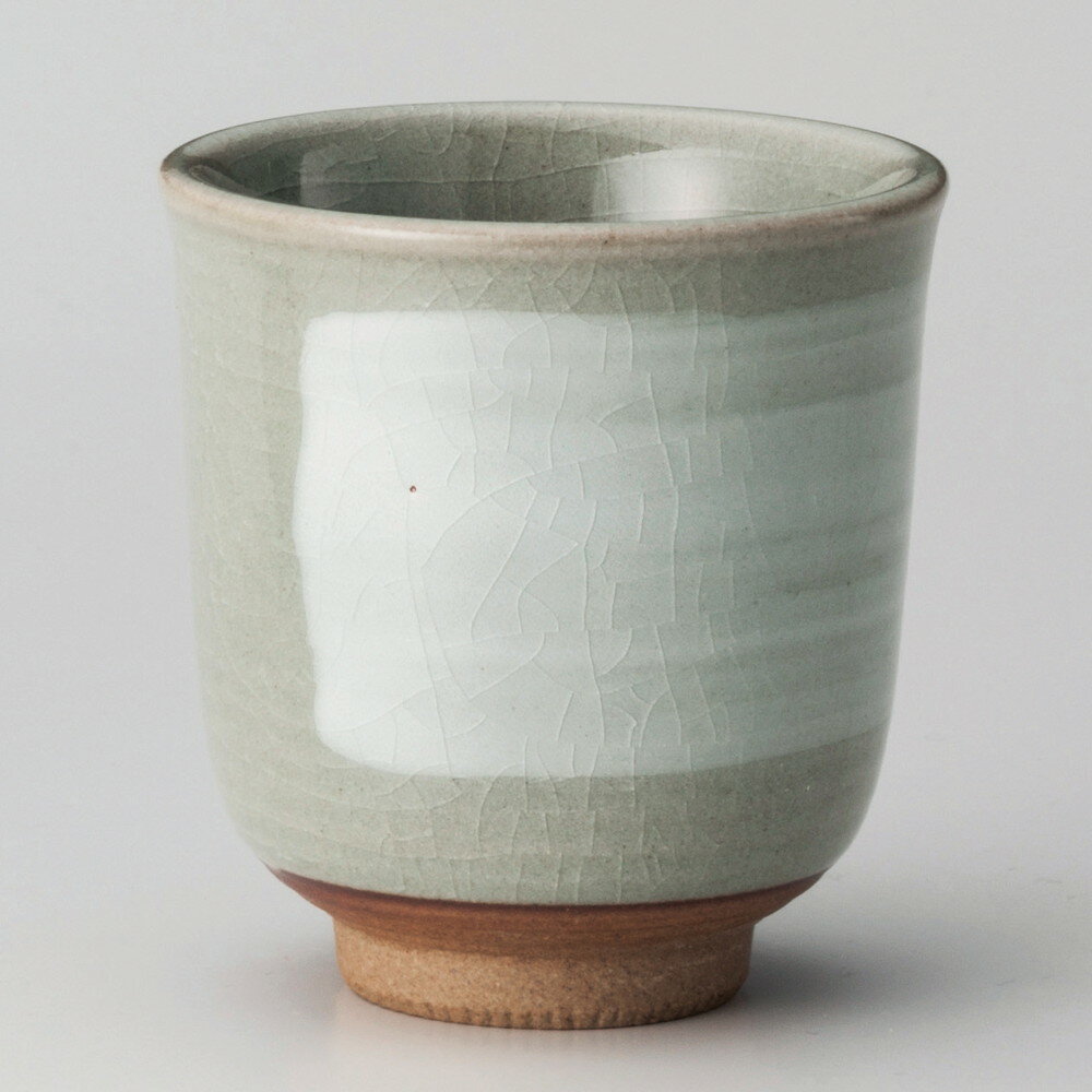 寿司湯呑 / 粉引貫入寿司湯呑 [ φ8.5 x 9.7cm 270cc ] | 湯呑 湯のみ すし 寿司屋 ゆのみ 人気 おすすめ 食器 業務用 飲食店 カフェ うつわ 器 おしゃれ かわいい ギフト プレゼント 引き出物 誕生日 贈り物