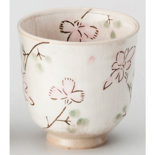 ☆ 夫婦湯呑 ☆ 木の花赤湯呑小 [ φ7.5 x 7.3cm 180cc ] 【 旅館 定食屋 飲食店 和食器 業務用 贈り物 お祝い 】