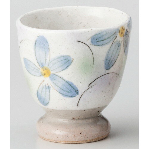 ☆ 夫婦湯呑 ☆ マレーネ湯呑(青)大 [ φ7.7 x 8cm 160cc ] 【 旅館 定食屋 飲食店 和食器 業務用 贈り物 お祝い 】