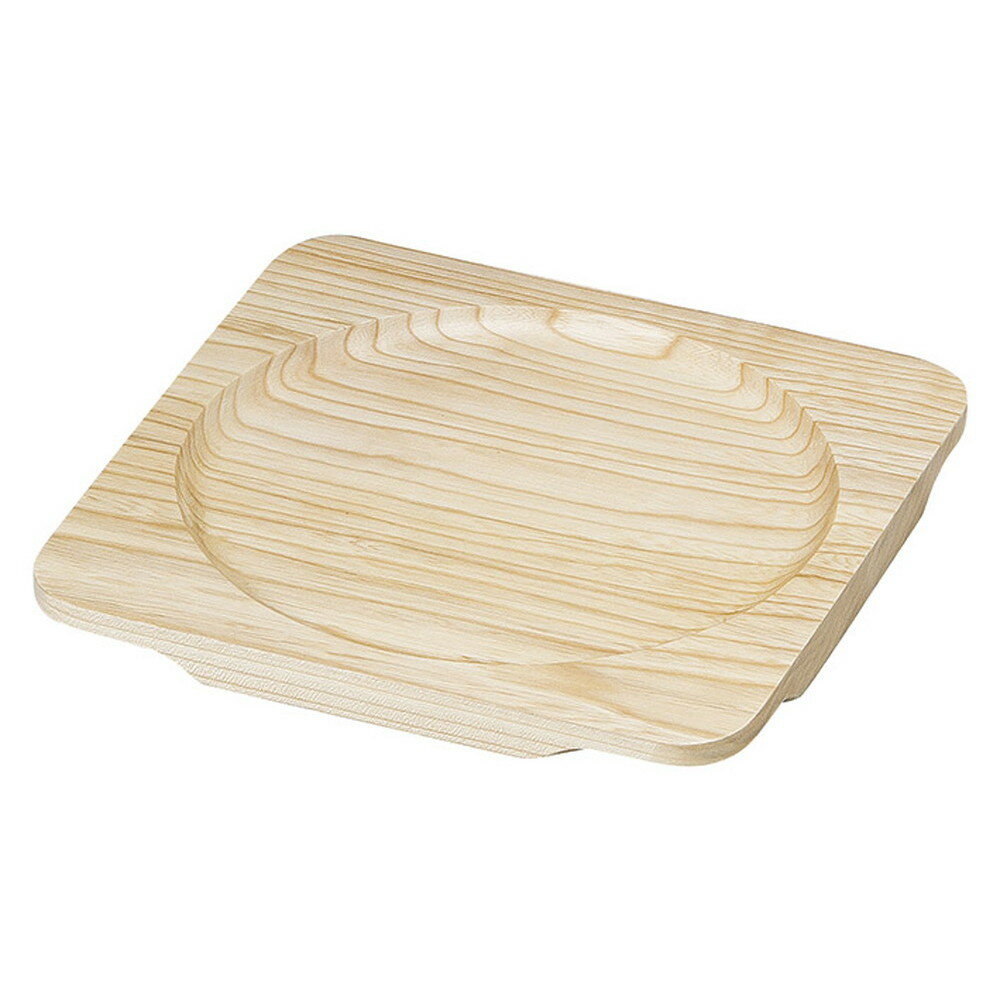 ☆ 敷台 ☆ 白木正角木台Gφ190 [ 22 x 22 x H1.5cm ] 【 料亭 旅館 和食器 飲食店 業務用 】