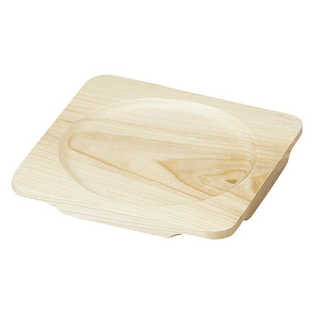 Pot Stands - ☆ 敷台 ☆ 白木正角木台Eφ160 [ 19 x 19 x H1.5cm ] 【 料亭 旅館 和食器 飲食店 業務用 】