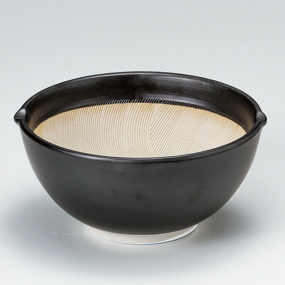 ☆ すり鉢 ☆ 黒マット4.2スリ鉢 [ 13.8 x 13 x 6.2cm ] 【 料亭 旅館 和食器 飲食店 業務用 】