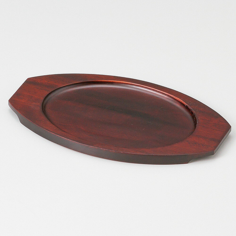 ☆ 敷台 ☆ 木受台楕円型(大)C-10B [ 24 x 14.5 x H1cm・内寸16.5 x 12cm ] 【 料亭 旅館 和食器 飲食店 業務用 】