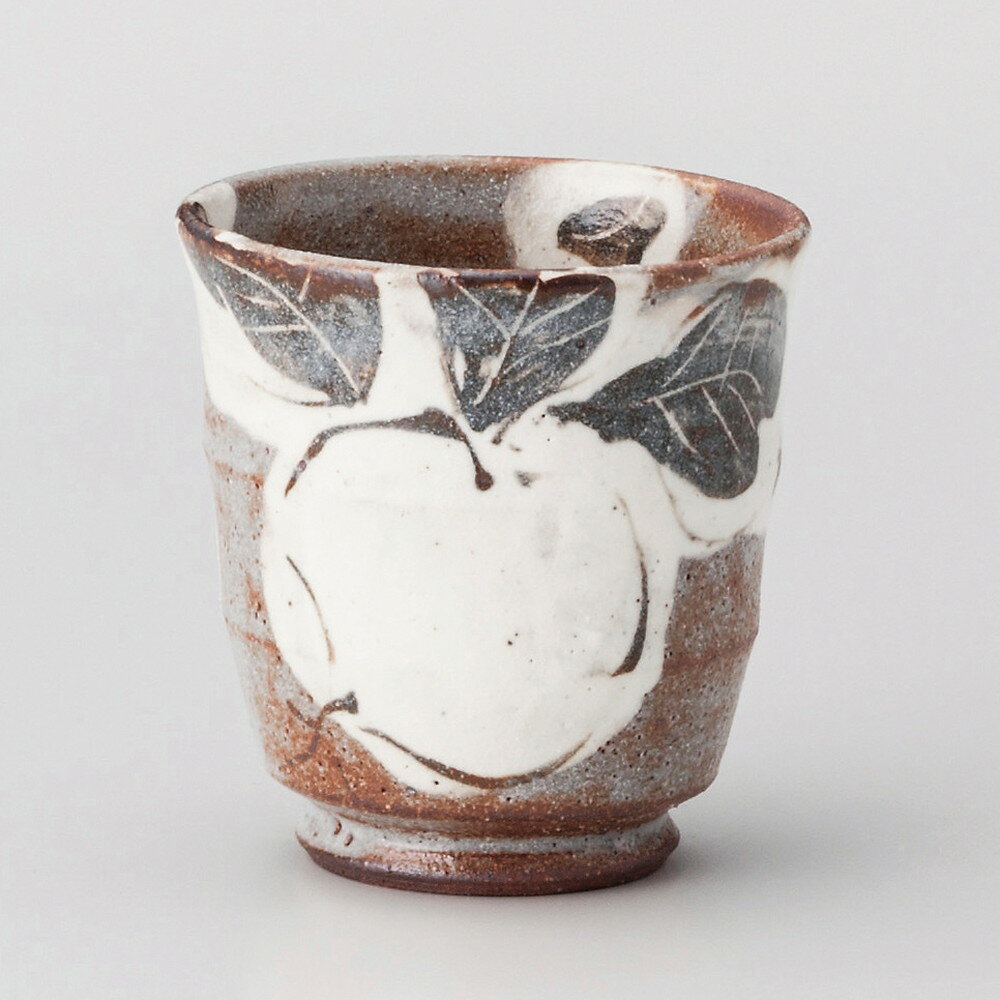 湯呑 / 鼠志野カブ湯呑 [ φ8.1 x 8.3cm 240cc ] | ゆのみ 湯呑 湯飲み 一服 お茶 人気 おすすめ 食器 業務用 飲食店 カフェ うつわ 器 おしゃれ かわいい ギフト プレゼント 引き出物 誕生日 贈り物 贈答品