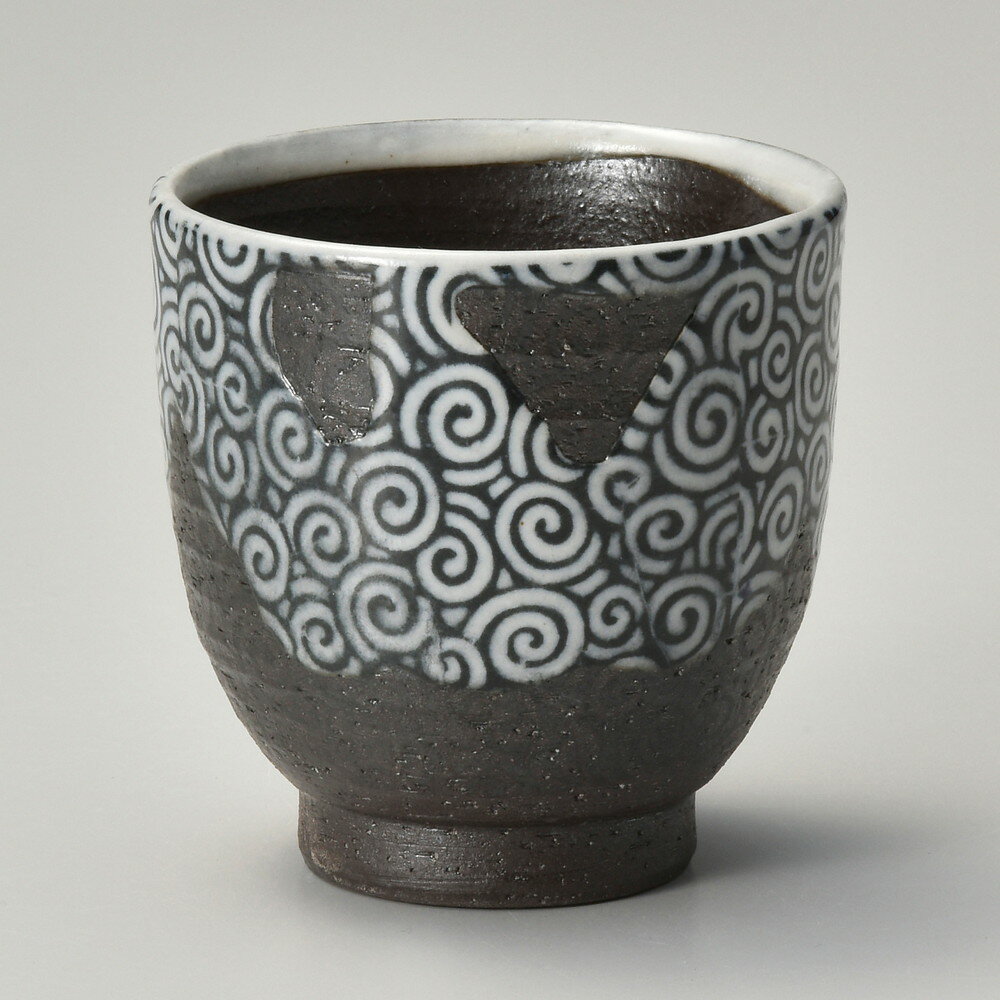 湯呑 / 化粧流渦湯呑 [ φ8 x 8.3cm ] | ゆのみ 湯呑 湯飲み 一服 お茶 人気 おすすめ 食器 業務用 飲食店 カフェ うつわ 器 おしゃれ かわいい ギフト プレゼント 引き出物 誕生日 贈り物 贈答品