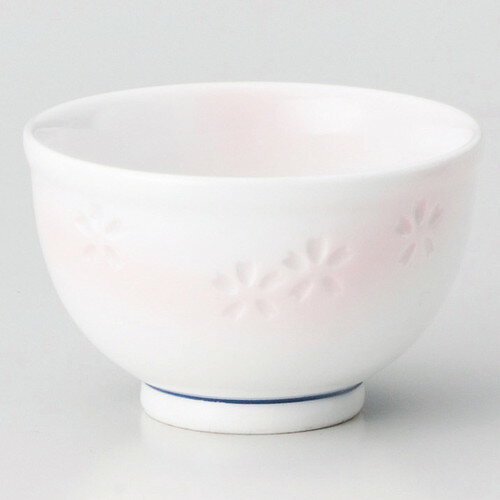 ☆ 煎茶 ☆ ピンク花彫煎茶 [ φ8.9 x 5.3cm 160cc ] | 湯呑 湯のみ せん茶 千茶 一服 人気 おすすめ 食器 業務用 飲食店 カフェ うつわ 器 おしゃれ かわいい ギフト プレゼント 引き出物 誕生日 贈り物 贈答品
