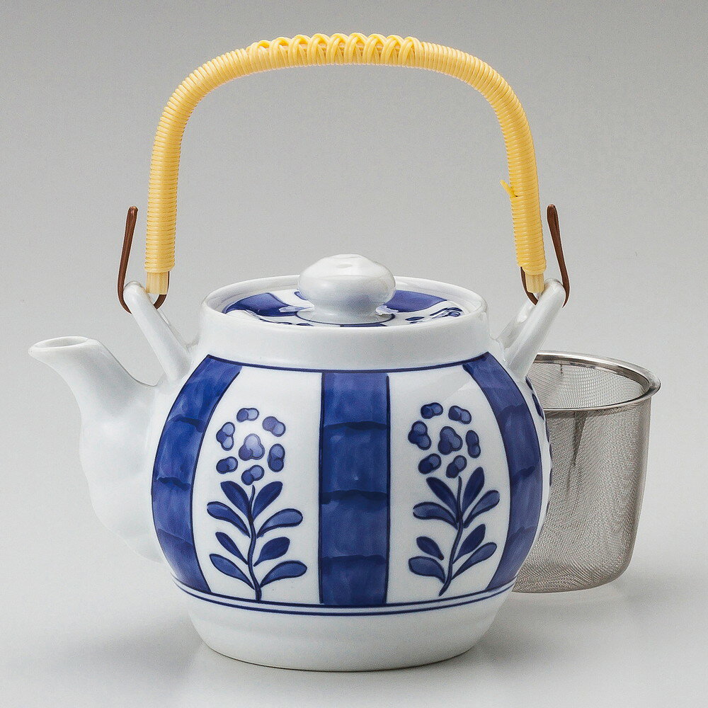 土瓶 / 間取古染花8号土瓶(茶こし付) [ 1380cc ] | ポット 急須 土瓶 お茶 大きい 一服 まったり 人気 ..