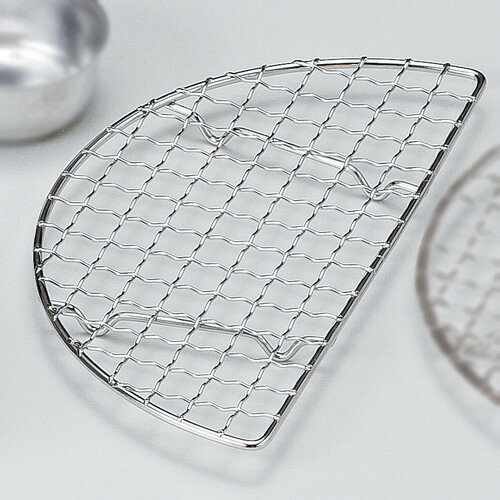 ☆ 網 ☆ 半月網 (大)ステンレス [ φ18.3 x 9 x 1cm ] 【 料亭 旅館 和食器 飲食店 業務用 】