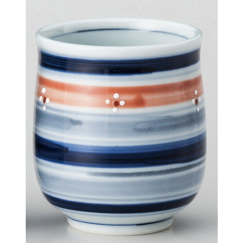 ☆ 夫婦湯呑 ☆ 駒筋白梅湯呑(小) [ φ6.7 x 7.8cm 190cc ] 【 旅館 定食屋 飲食店 和食器 業務用 贈り物 お祝い 】