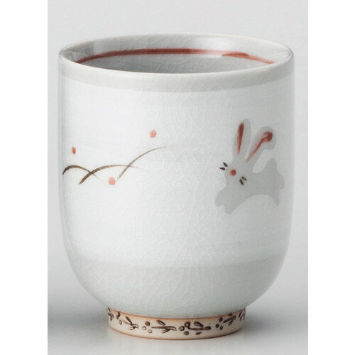 [商品名]　粉引ウサギ湯呑(小)[素材]　陶器[寸法]　[ φ7 x 8cm 190cc ]お店からご自宅まで、季節を問わず、様々なシーンでご利用いただける商品です。[ φ7 x 8cm 190cc ] 陶器 日本製 一部の商品はメーカーよりお取り寄せとなりますので、納期が前後することがございます。あらかじめご了承ください。商品によっては手造りのため、写真と色・かたちが若干異なることがございます。われものですので丁重に梱包させていただいておりますが、ご質問などございましたらお気軽にお問い合わせください。ご注文に関する注意事項は 【こちら】ご購入前にご確認ください。