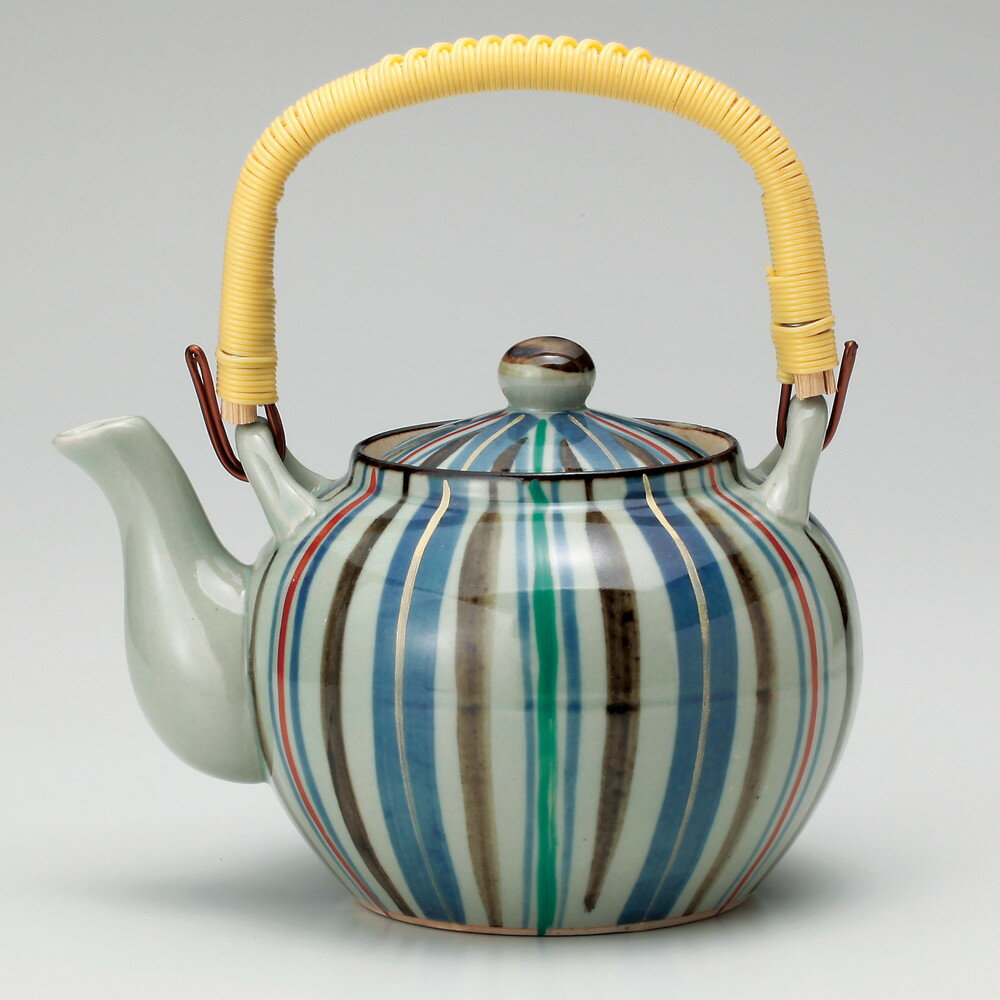 土瓶 / 三色十草6号土瓶 [ 900cc ] | ポット 急須 土瓶 お茶 大きい 一服 まったり 人気 おすすめ 食器..