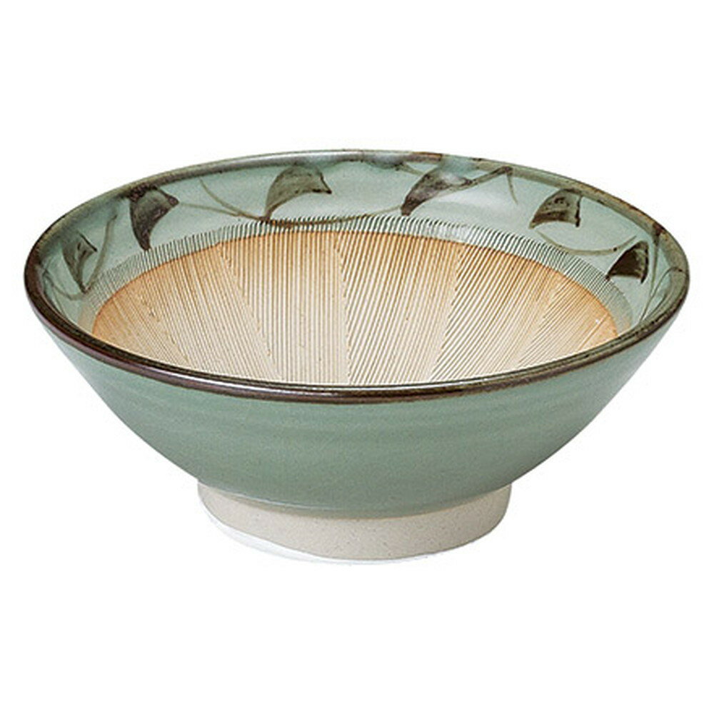 ☆ すり鉢 ☆ 唐草6.0スリ鉢 [ φ18.6 x 7.5cm ] 【 料亭 旅館 和食器 飲食店 業務用 】