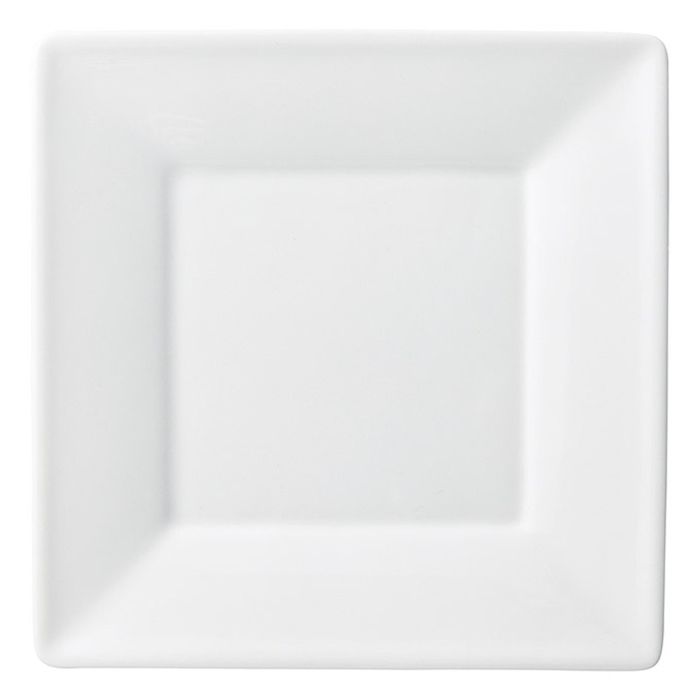 [商品名]　スクウェアホワイト13cm皿[素材]　磁器[寸法]　13 x 13 x 1.7cm お店からご自宅まで、季節を問わず、様々なシーンでご利用いただける商品です。[ 13 x 13 x 1.7cm ] 磁器 日本製 一部の商品はメー...