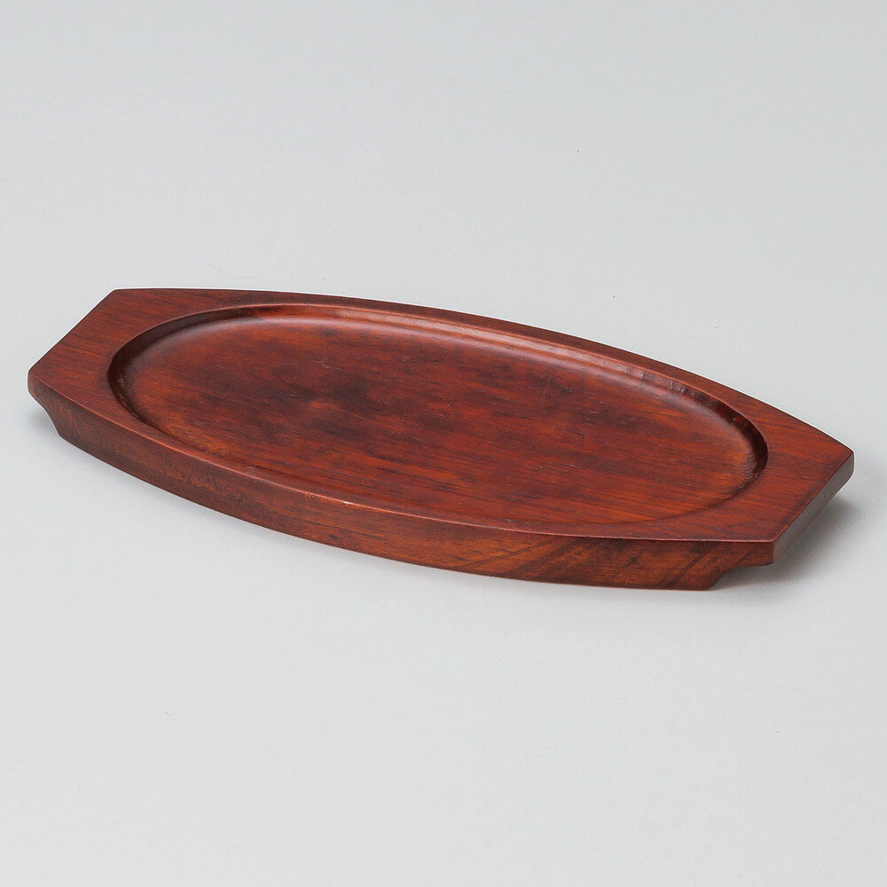 ☆ 敷台 ☆ 木受台角型(内寸長) [ 22.3 x 11.5 x H1.5cm・内寸18 x 9.8cm ] | グラタン スープ ドリア ア..