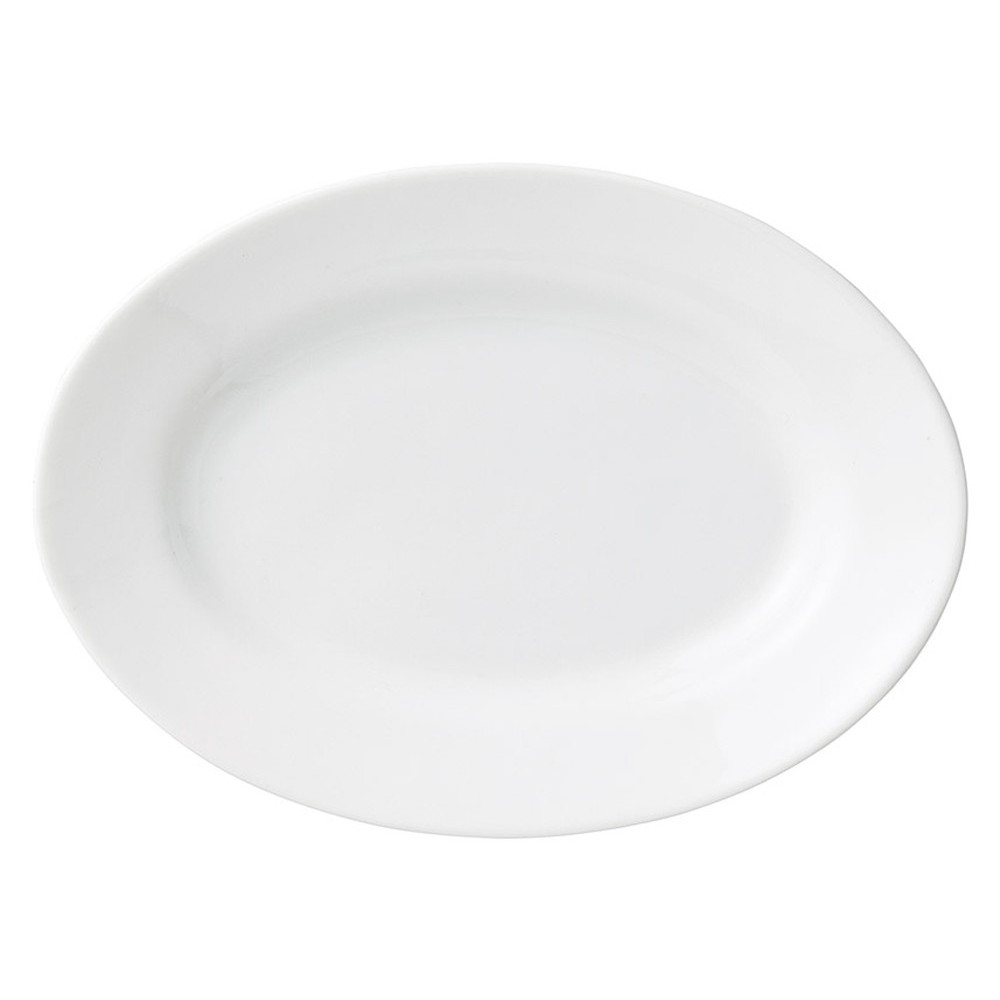 Other Dishes - ☆ モダンスタイル ☆ ルナホワイト26cmリムプラター [ 25.3 x 18.5 x 3.5cm ] | 大皿 プレート パーティ 人気 おすすめ 食器 洋食器 業務用 飲食店 カフェ うつわ 器 おしゃれ かわいい ギフト プレゼント 引き出物 誕生日 贈り物 贈答品 自宅用 大きい