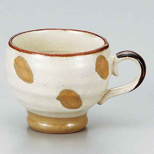 [商品名]　粉引点抜ゆったりマグ[素材]　陶器[寸法]　φ9.5 x 8cm 300cc お店からご自宅まで、季節を問わず、様々なシーンでご利用いただける商品です。[ φ9.5 x 8cm 300cc ] 陶器 日本製 一部の商品はメーカー...