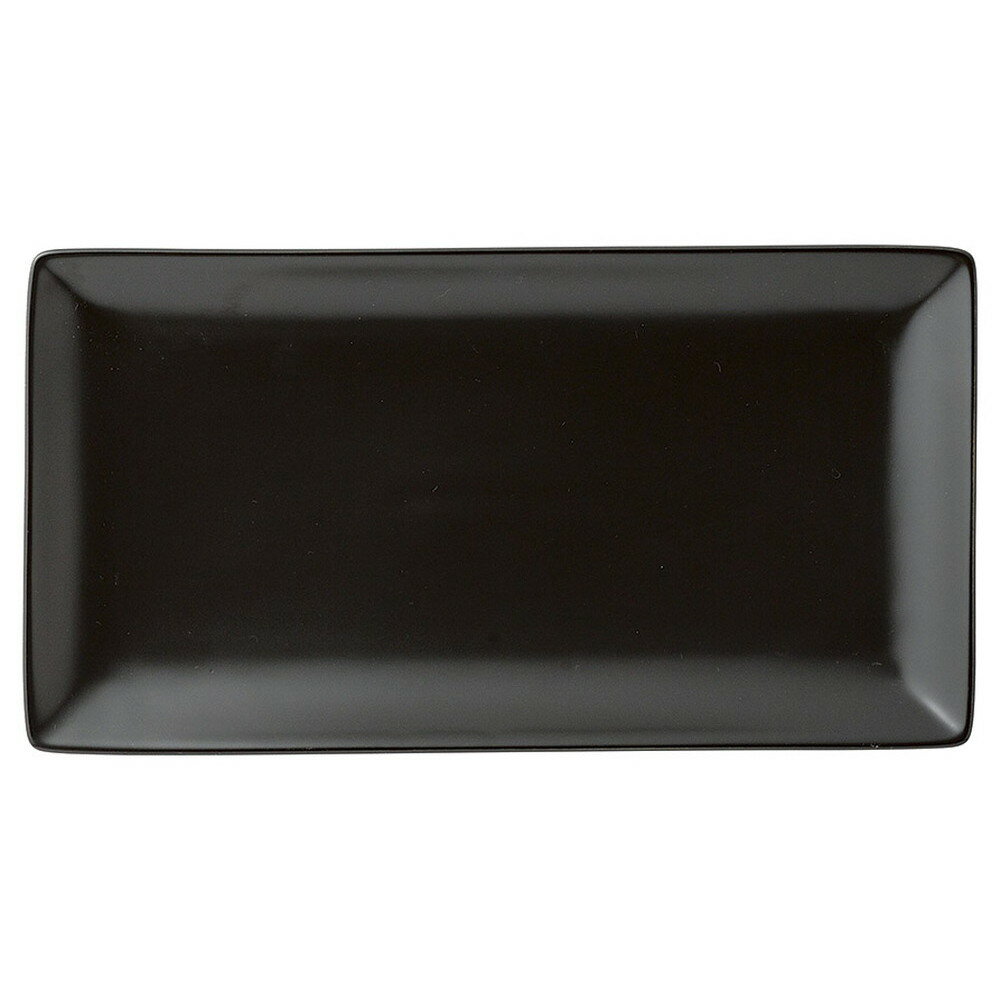 Square Plates - ☆ モダンスタイル ☆ スタイル1 黒27cm長角皿 [ 27.3 x 14.5 x 2cm ] | 四角 スクエア スクエアー 角皿 パスタ 人気 おすすめ 食器 洋食器 業務用 飲食店 カフェ うつわ 器 おしゃれ かわいい ギフト プレゼント 引き出物 誕生日 贈り物 贈答品