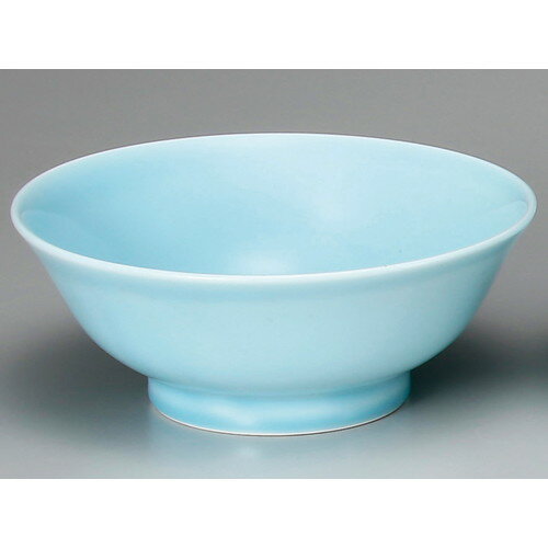 ☆ 中華食器 ☆ スーパー青白磁21cm反高台丼 [ φ20.8 x 8.2cm ] | 丼 丼ぶり どんぶり ラーメン チャーハ..