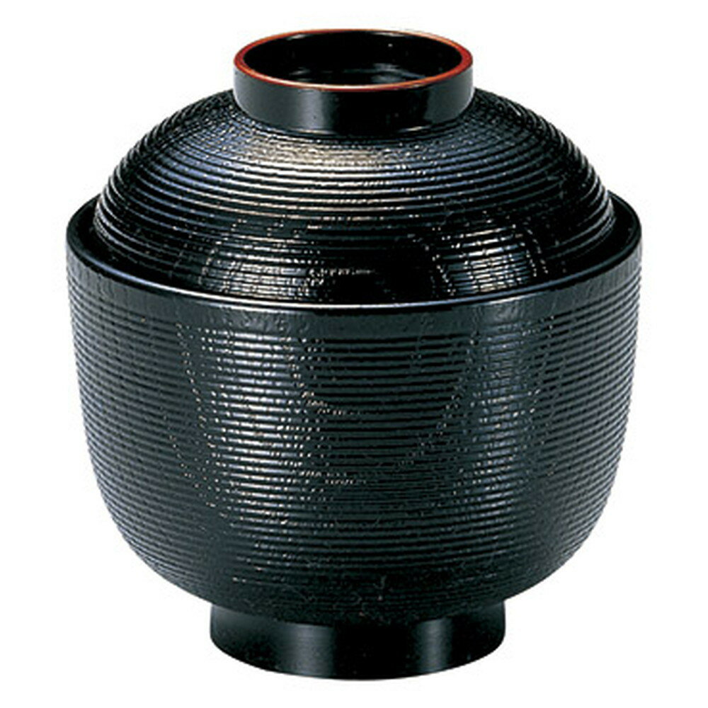 Other - ［TA］耐熱千筋ケヤキ小吸椀 黒天朱 [ φ9.3 x 9.7cm (H69cm) 280cc 75g (52g) ] | 小吹椀 汁椀 お椀 煮物碗 吸物椀 プレゼント ギフト 結婚祝い 引き出物 内祝い 開店祝い 退職祝い せともの 瀬戸物 贈答品 贈り物 人気 通販 おしゃれ かわいい 業務用 飲食店
