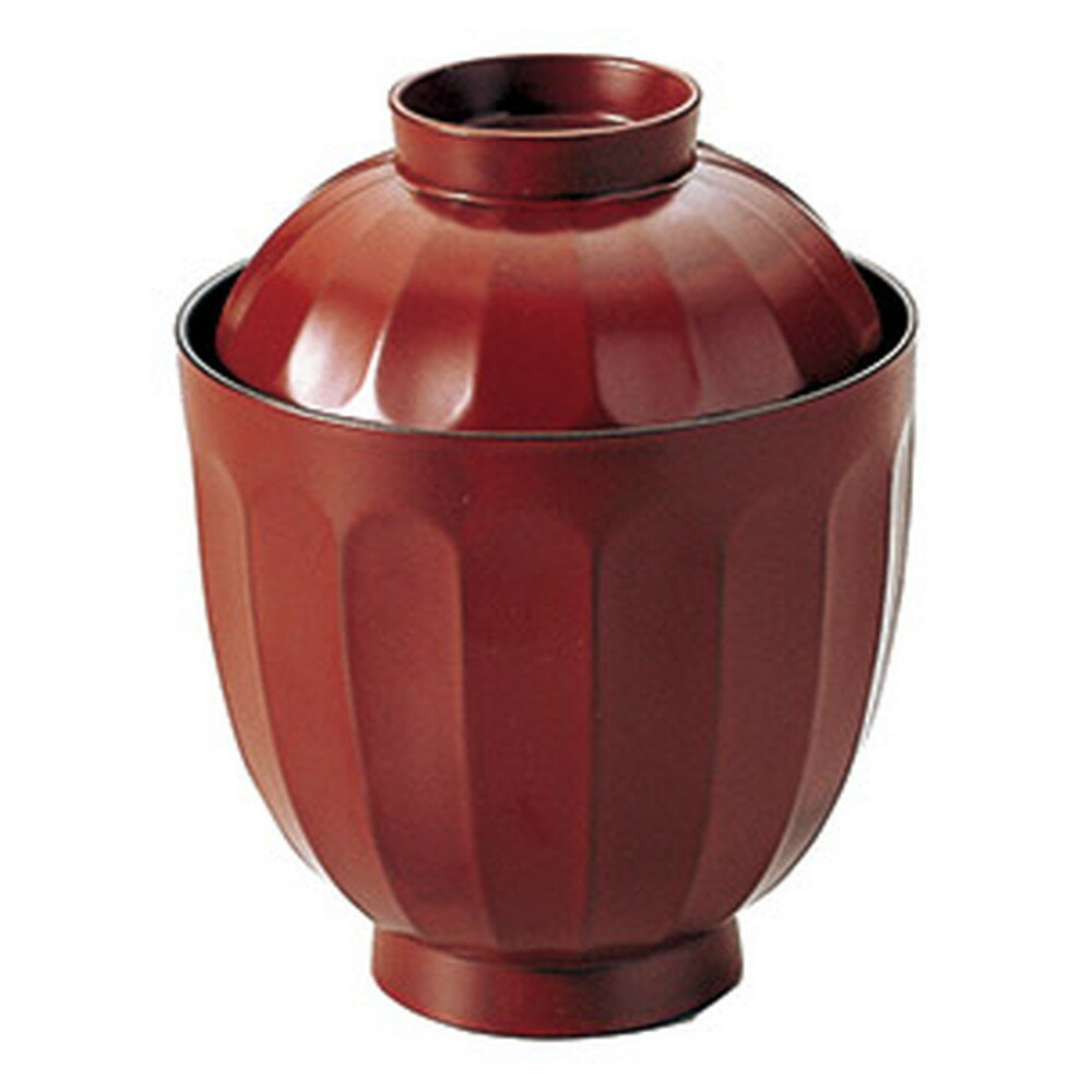 Without Lid - ［木質］菊型小吸椀 吟朱 [ φ7.7 x 9.8cm (H7.3cm) 205cc 72g (51g) ] | 小吹椀 汁椀 お椀 煮物碗 吸物椀 プレゼント ギフト 結婚祝い 引き出物 内祝い 開店祝い 退職祝い せともの 瀬戸物 贈答品 贈り物 人気 通販 おしゃれ かわいい 業務用 飲食店