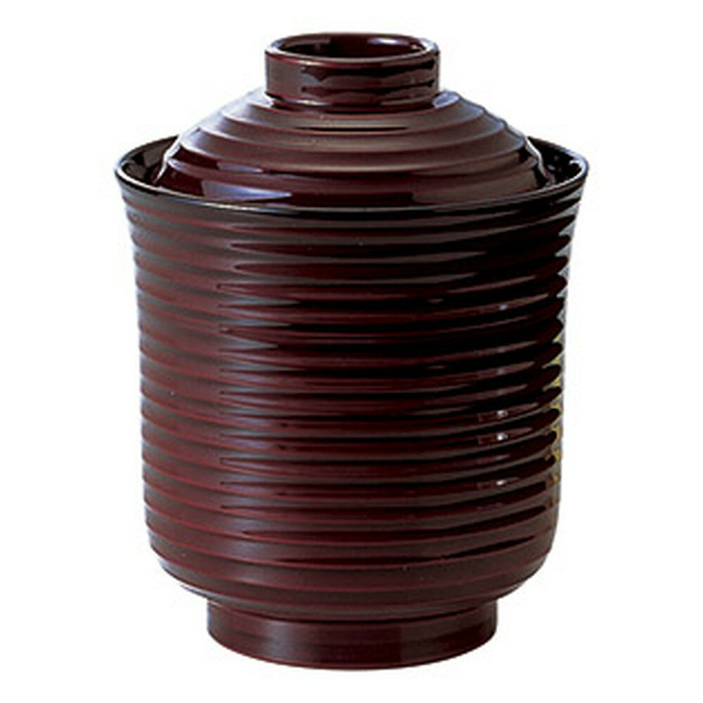 Without Lid - ［A］線引き箸洗椀(小)溜 [ φ7.7 x 9.7cm (H7.8cm) 220cc 67g (52g) ] | 小吹椀 汁椀 お椀 煮物碗 吸物椀 プレゼント ギフト 結婚祝い 引き出物 内祝い 開店祝い 退職祝い せともの 瀬戸物 贈答品 贈り物 人気 通販 おしゃれ かわいい 業務用 飲食店