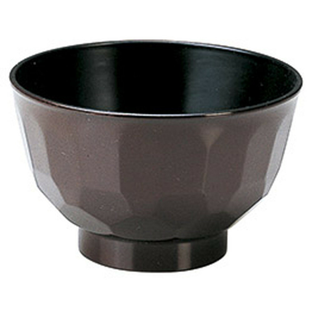 Without Lid - ［A］無地亀甲汁椀 溜内黒 [ φ11.1 x 6.9cm 360cc 54g ] | 汁椀 お椀 スープ 日本食 パーティ おすすめ 人気 食器 業務用 飲食店 カフェ うつわ 器 おしゃれ かわいい お洒落 ギフト プレゼント 引き出物 内祝い 結婚祝い 誕生日 贈り物 贈答品