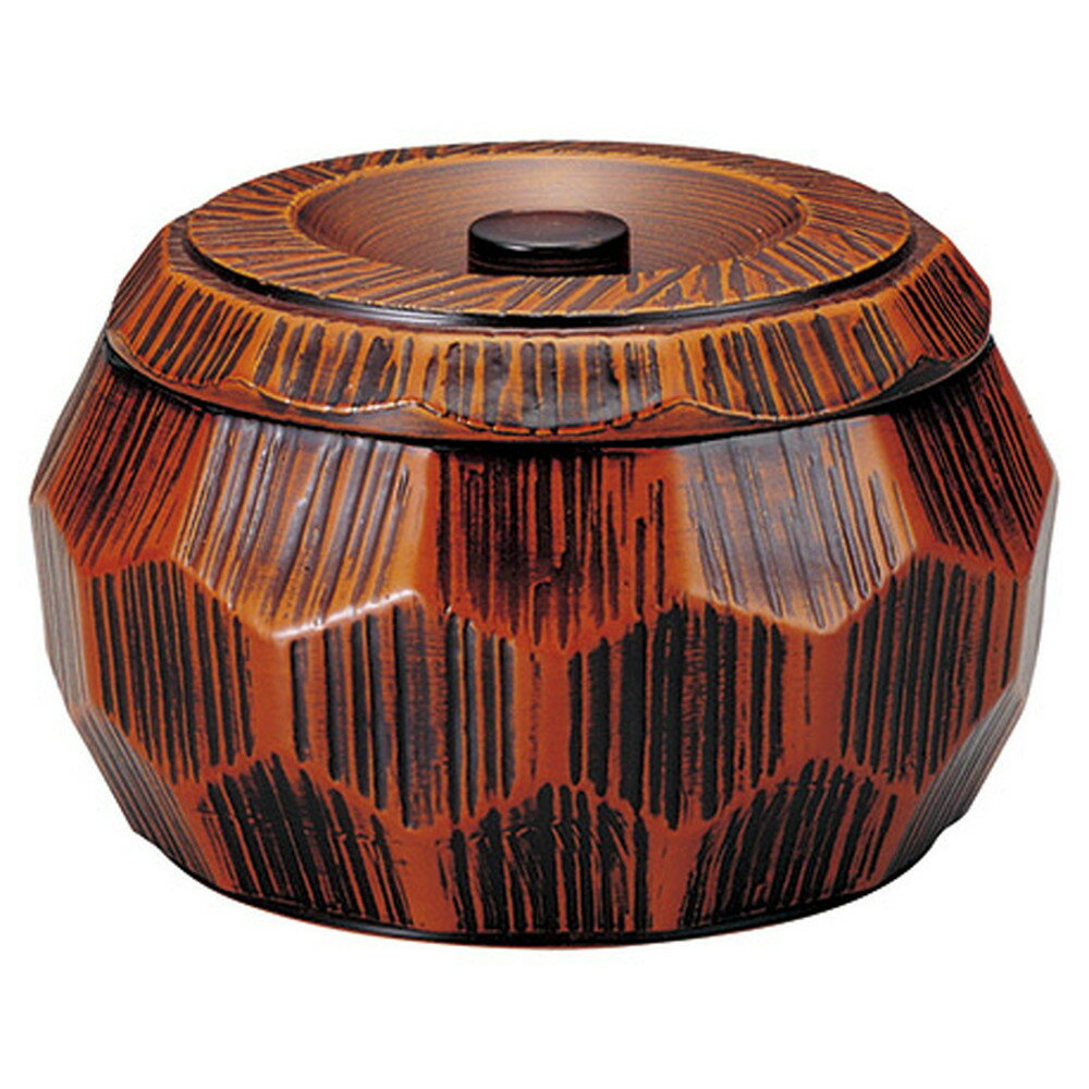 ［A］はつり亀甲丼 栃塗(内黒) [ φ15 x 9.5cm 730cc 494g ] | 飯器 お茶碗 おすすめ 人気 食器 業務用 飲食店 カフェ うつわ 器 おしゃれ かわいい お洒落 ギフト プレゼント 引き出物 内祝い 結婚祝い 誕生日 贈り物 贈答品