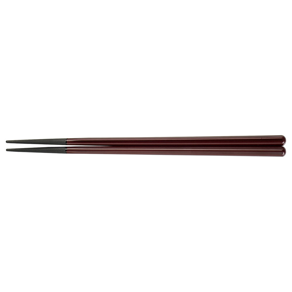［PBT］22cm六角木目箸 チーク(2回塗) [ 22 x 0.8 x 0.9cm ] | はし 箸 おすすめ 人気 食器 業務用 飲食店 カフェ おしゃれ かわいい お洒落 可愛い ギフト プレゼント 引き出物 内祝い 結婚祝い 誕生日 贈り物 贈答品
