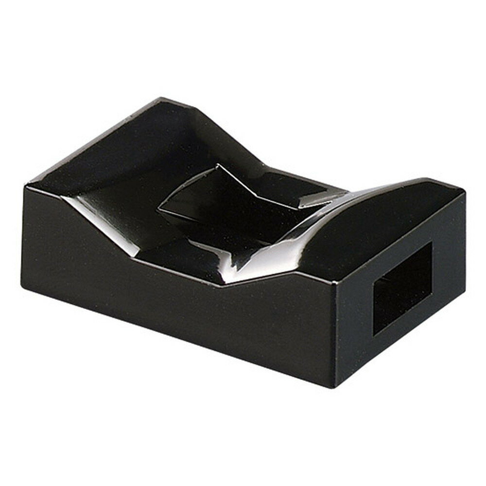 ［A］ブリッジ箸止兼用箸置 黒 [ 4 x 2.7 x 1.3cm ] | 箸置き 箸置 はしおき 箸 カトラリー 食器 業務用 飲食店 カフェ うつわ 器 おし..