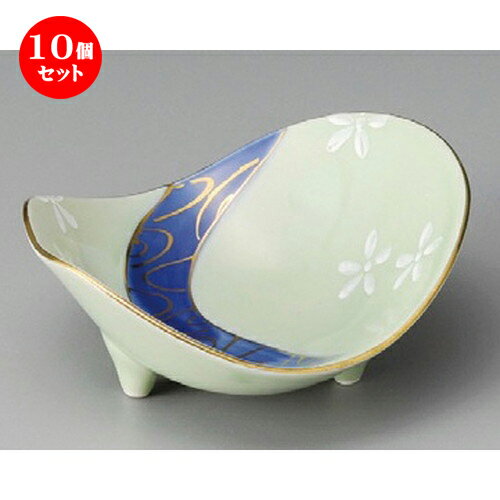 10個セット☆ 小鉢 ☆ 若草流水小花石庭小鉢 [ 145 x 125 x 60mm ] | 小鉢 小 小さい 鉢 ボウル 万能 人気 おすすめ 食器 業務用 飲食店 カフェ うつわ 器 おしゃれ かわいい ギフト プレゼント内祝い 結婚祝い 誕生日 贈り物 贈答品 食器セット