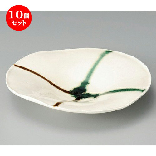 10個セット☆ 向付 ☆ 二色十文字6.5皿 [ 200 x 35mm ] | 和食器 鉢 小鉢 ボウル 浅鉢 料亭 ホテル 食器 業務用 飲食店 カフェ うつわ 器 おしゃれ かわいい ギフト プレゼント 内祝い 誕生日 贈り物 贈答品 おすすめ 食器セット