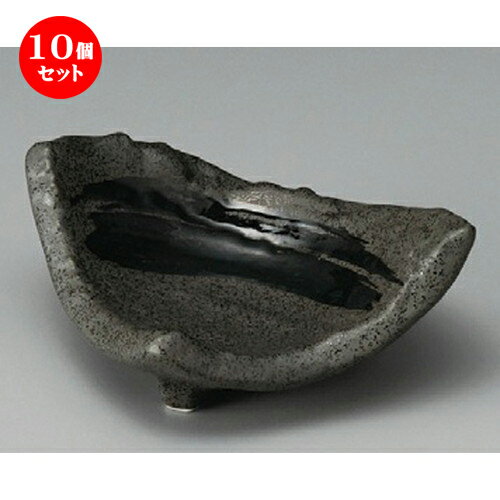 10個セット☆ 小鉢 ☆ つや消し黒ルリ刷毛14cm三角鉢 [ 140 x 120 x 55mm ] | 小鉢 小 小さい 鉢 ボウル 万能 人気 おすすめ 食器 業務用 飲食店 カフェ うつわ 器 おしゃれ かわいい ギフト プレゼント内祝い 結婚祝い 誕生日 贈り物 贈答品 食器セット