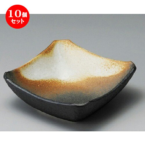 10個セット ☆ 小鉢 ☆ 夜明け四角鉢（中） [ 138 x 138 x 56mm ] | 小鉢 小 小さい 鉢 ボウル 万能 人気 おすすめ 食器 業務用 飲食店 カフェ うつわ 器 おしゃれ かわいい ギフト プレゼント内祝い 結婚祝い 誕生日 贈り物 贈答品 食器セット