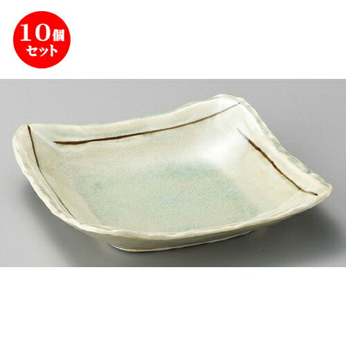 10個セット☆ 正角皿 ☆ いこい7.0角鉢 [ 203 x 205 x 42mm ] | 人気 おすすめ 食器 洋食器 業務用 飲食店 カフェ うつわ 器 おしゃれ かわいい ギフト プレゼント 誕生日 贈答品 食器セット 食器セット