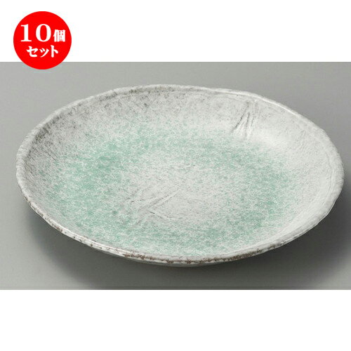10個セット☆ 萬古焼大皿 ☆ 青釉9.0丸皿 [ 270 x 40mm ] | 大きい お皿 大皿 盛り皿 盛皿 人気 おすすめ パスタ皿 パーティー 食器 業務用 飲食店 カフェ うつわ 器 ギフト プレゼント誕生日 贈り物 贈答品 おしゃれ かわいい 食器セット