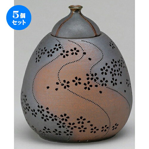 5個セット☆ 照明器具 ☆ 灯り花入 雫の桜（大） [ 300 x 340mm ] 【インテリア 和室 花入れ 香炉 】