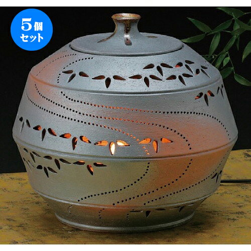 5個セット☆ 照明器具 ☆ 灯り花入 丸の竹節笹（大） [ 290 x 255mm ] 【インテリア 和室 花入れ 香炉 】