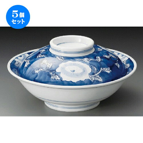 5個セット☆ 骨むし ☆ 一珍牡丹7.0骨むし [ 210 x 95mm ] | 煮物 料亭 旅館 割烹 碗 人気 おすすめ 食器..