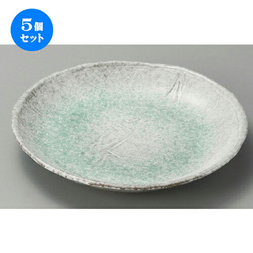 5個セット☆ 萬古焼大皿 ☆ 青釉9.0丸皿 [ 270 x 40mm ] | 大きい お皿 大皿 盛り皿 盛皿 人気 おすすめ パスタ皿 パーティー 食器 業務用 飲食店 カフェ うつわ 器 ギフト プレゼント誕生日 贈り物 贈答品 おしゃれ かわいい 食器セット