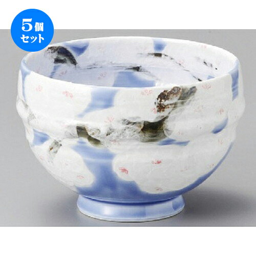 5個セット☆ 丼 ☆ ブルー割型桜木5.0丼 [ 155 x 107mm ] | 丼ぶり カフェ丼 鉢 ラーメン そば うどん ボウル 食器 業務用 飲食店 カフェ うつわ 器 おしゃれ かわいい ギフト プレゼント 誕生日 贈り物 贈答品 食器セット