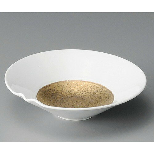 ☆ 向付 ☆ 金彩片口平鉢 [ 145 x 40mm ] | 和食器 鉢 小鉢 ボウル 浅鉢 料亭 ホテル 食器 業務用 飲食店 カフェ うつわ 器 おしゃれ かわいい ギフト プレゼント 内祝い 誕生日 贈り物 贈答品 おすすめ