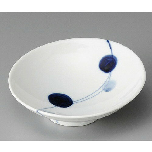 ☆ 向付 ☆ つなぎ 水玉スロープ 平小鉢 [ 125 x 123 x 40mm ] | 和食器 鉢 小鉢 ボウル 浅鉢 料亭 ホテル 食器 業務用 飲食店 カフェ うつわ 器 おしゃれ かわいい ギフト プレゼント 内祝い 誕生日 贈り物 贈答品 おすすめ