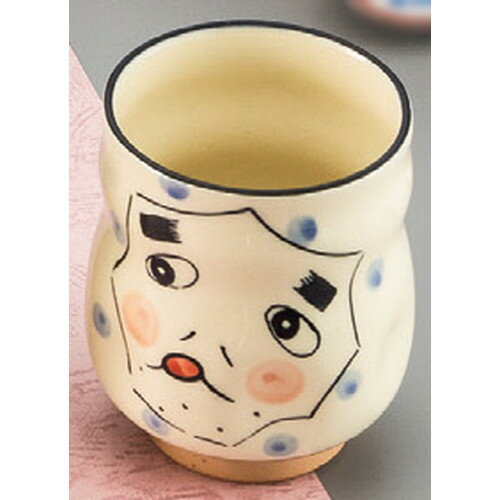 ☆ 日本土産 ☆ 新ひょっとこ寿司湯呑 [ 87 x 102mm ] 【お土産 和物 贈り物 縁起物 】
