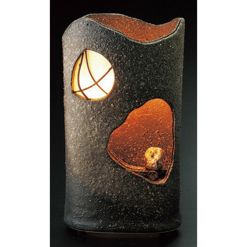 ☆ 照明器具 ☆ 窓ふくろうランプ（室内用） [ 200 x 140 x 375mm ] 【インテリア 和室 茶室 日本家屋 】