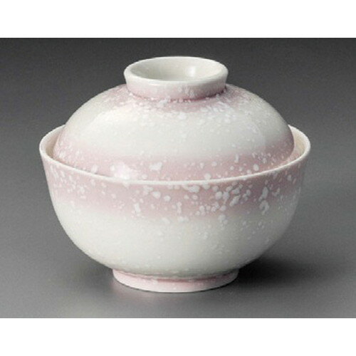 ☆ 円菓子 ☆ ピンク白吹煮物碗 [ 115 x 95mm ] | 煮物 料亭 旅館 割烹 碗 人気 おすすめ 食器 業務用 飲食店 カフェ うつわ 器 おしゃれ かわいい ギフト プレゼント 引き出物 誕生日 贈り物 贈答品