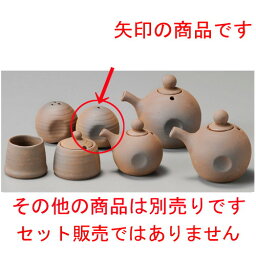 ☆ 調味料入 ☆ 備前風丸塩入（1ツ穴） [ 58 x 53mm ] | 塩入 しお ソルト solt カスター 卓上 調味料 おすすめ 人気 食器 業務用 飲食店 カフェ うつわ 器 おしゃれ かわいい お洒落 可愛い ギフト プレゼント 引き出物 内祝い 結婚祝い 誕生日 贈り物