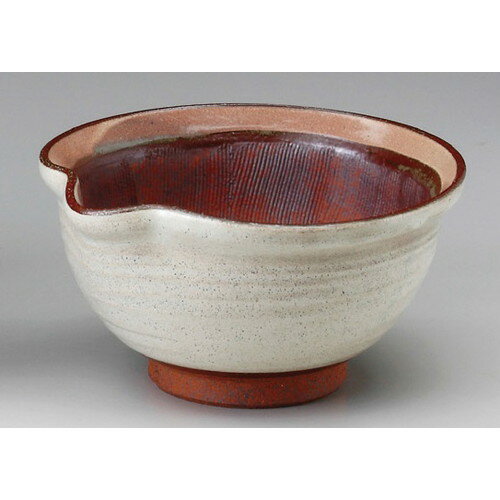 ☆ スリ鉢 ☆ 粉引き片口5.3すり鉢 [ 160 x 85mm ] 【料亭 旅館 和食器 飲食店 業務用 】