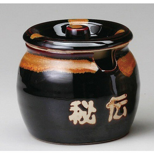 ☆ カメ ☆ 天目金結晶2号ツボカット付（秘伝） [ 95 x 85mm ] 【料亭 旅館 和食器 飲食店 業務用 】