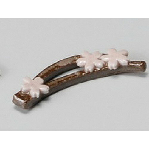 ☆ 箸置 ☆ しだれ桜手造り箸置 [ 62 x 14mm ] | 箸置き 箸置 はしおき 箸 カトラリー 食器 業務用 飲食店 カフェ うつわ 器 おしゃれ かわいい お洒落 ギフト プレゼント 引き出物 内祝い 結婚祝い 誕生日 贈り物 贈答品